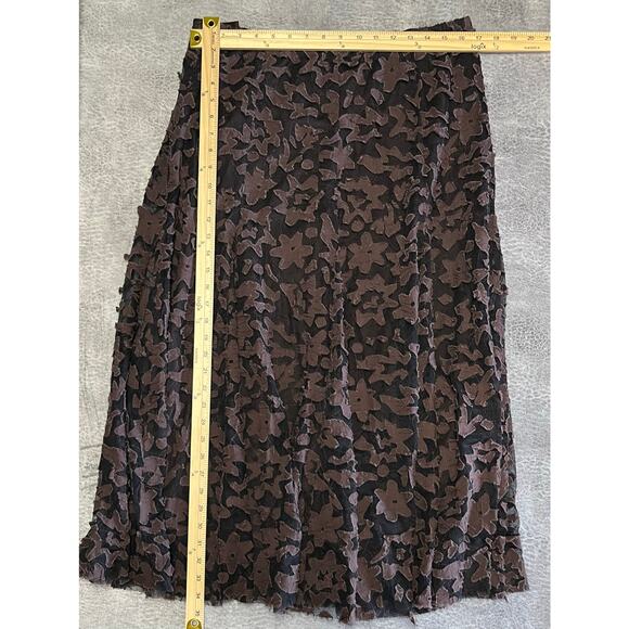 Vintage Coldwater Creek Floral Embroidered Maxi Skirt - Picture 7 of 7